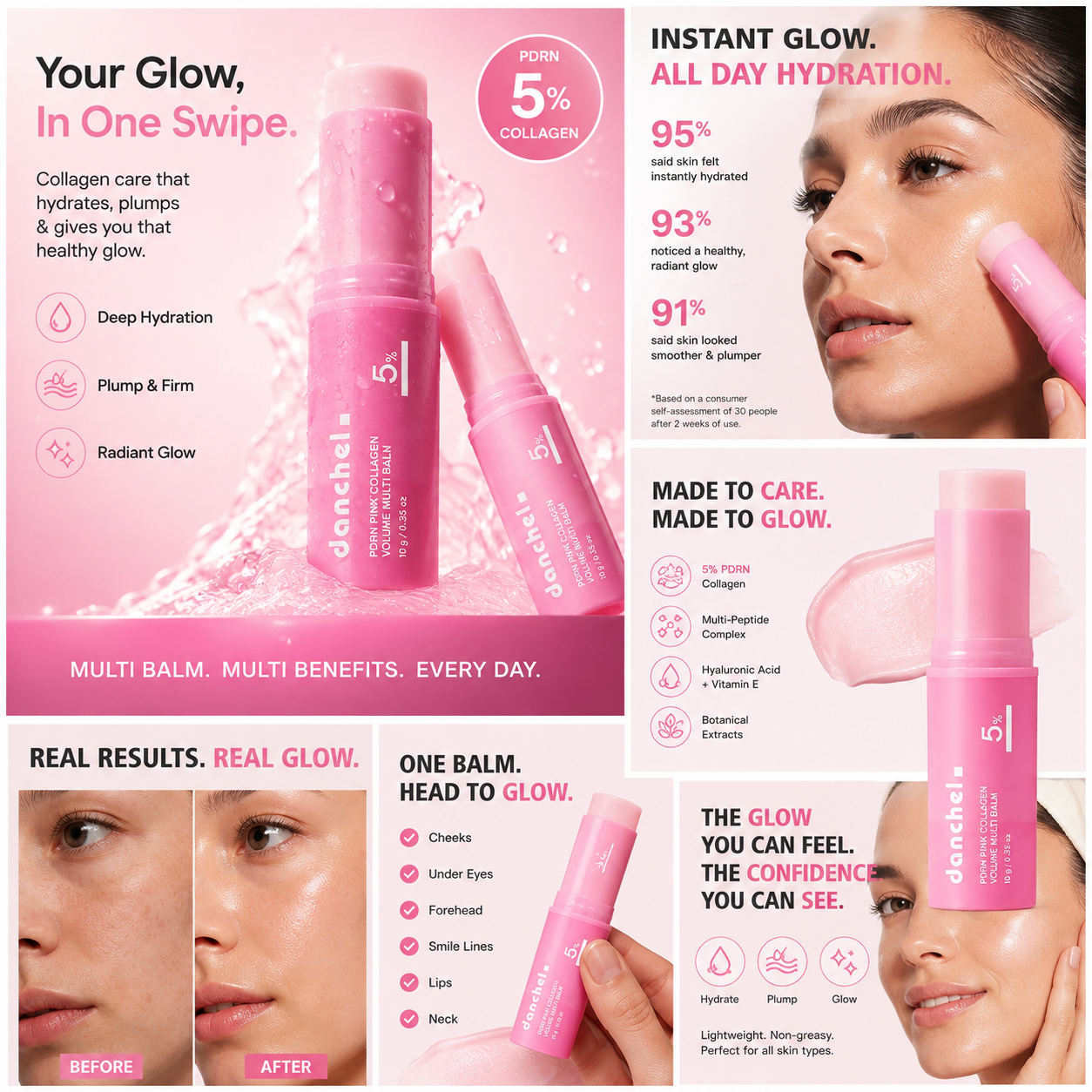 LumiBloom – PDRN Pink Collagen Volume Multi Balm